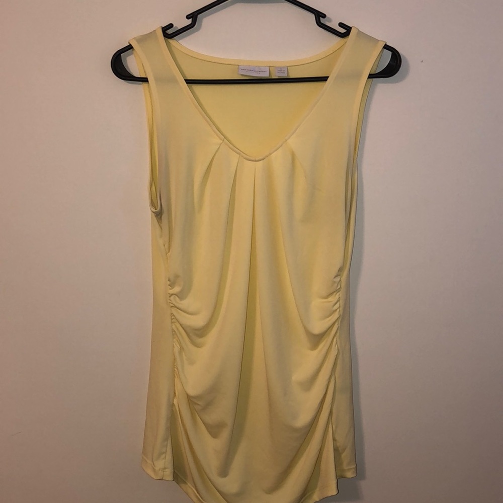 Yellow New York & Company Stretch Tank